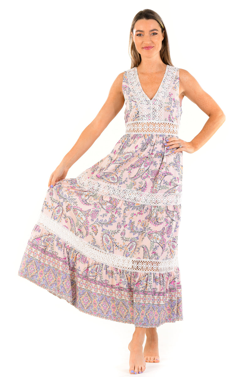 Colette Dress / Blush Paisley walker&wade