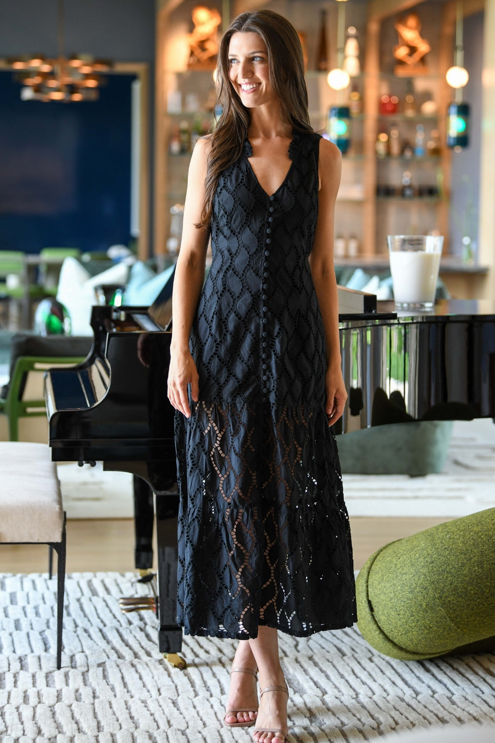 Harper Dress / Black Black / XS