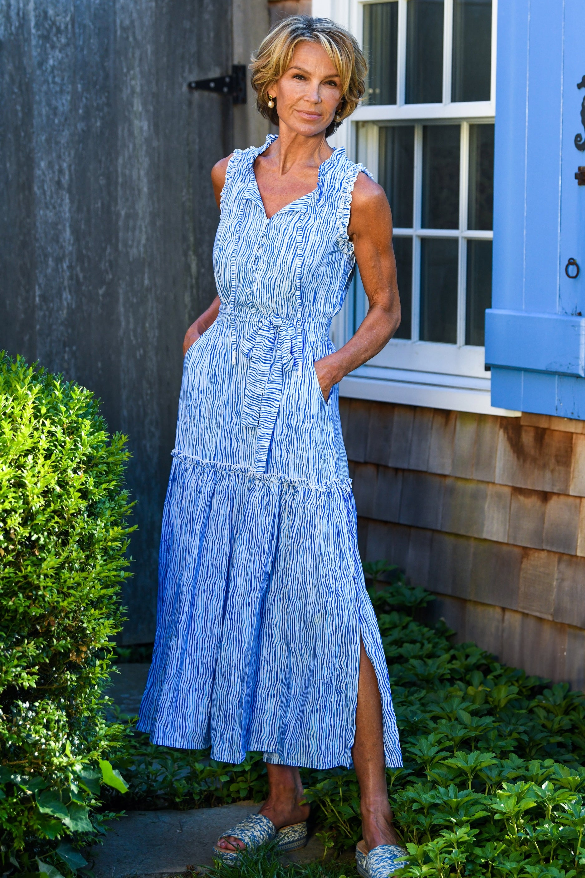 Petite Summer Dresses For Ladies Over 60 Alexis Dress Blue Wave Walker&wade Petite Summer Dresses For Ladies Over 60 Alexis Dress Blue Wave Walker&wade