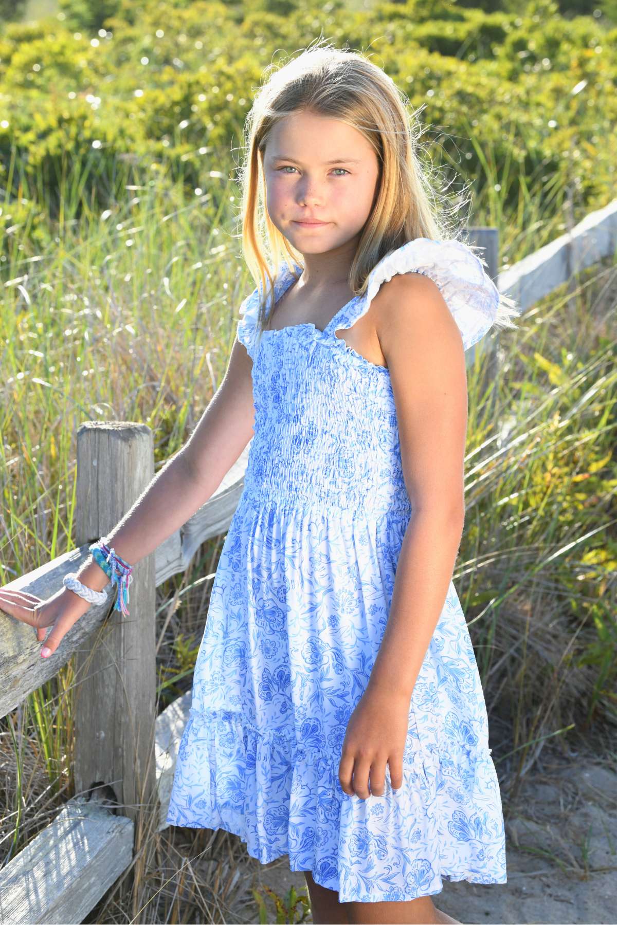 Girl's Matilda Dress / Blue Fish Girl's Matilda Dress / Blue Fish