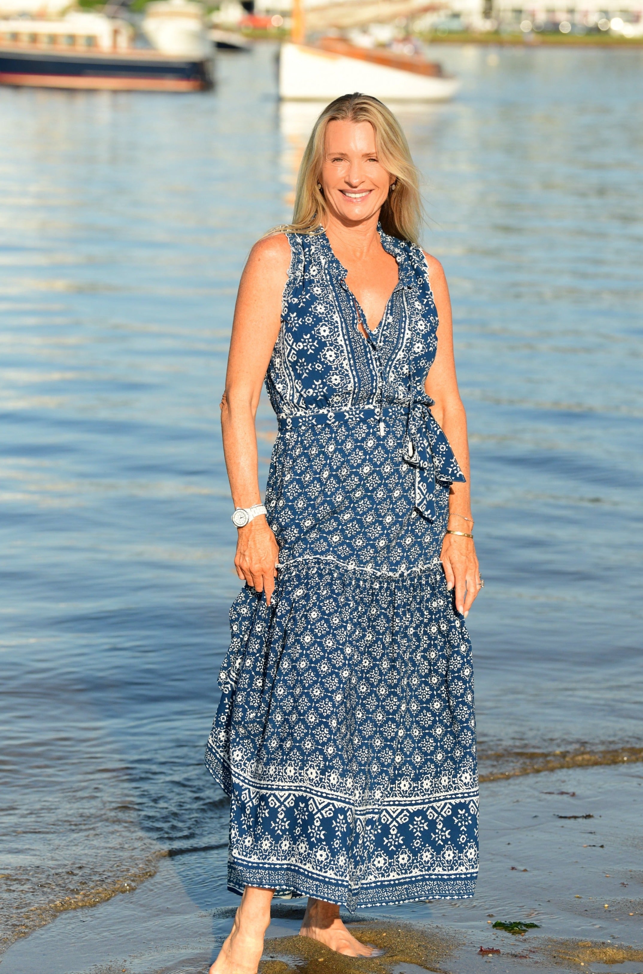 Alexis Dress / Indigo Geo Indigo Geo / XXS Alexis Dress / Indigo Geo Indigo Geo / XXS