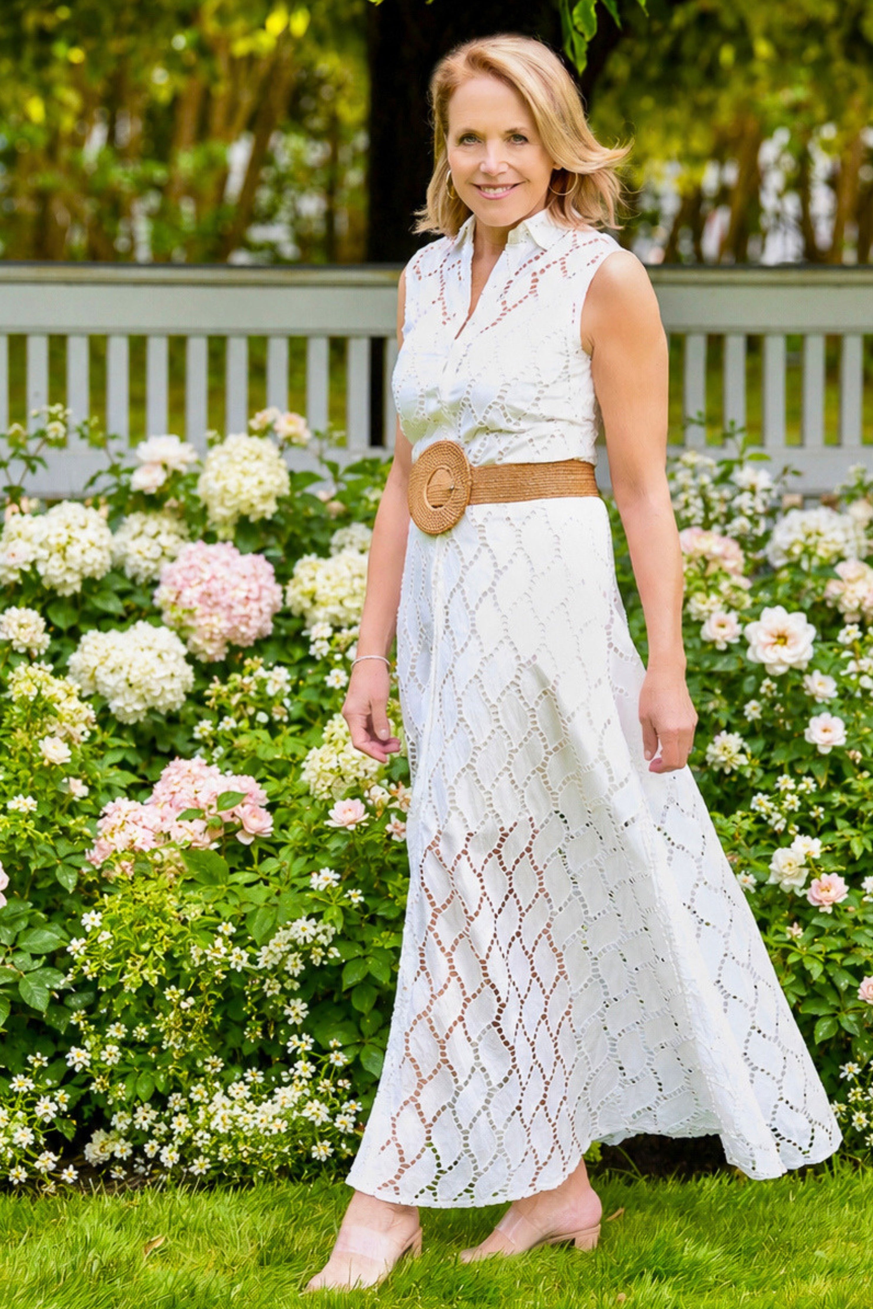 Whitney Dress / White Eyelet