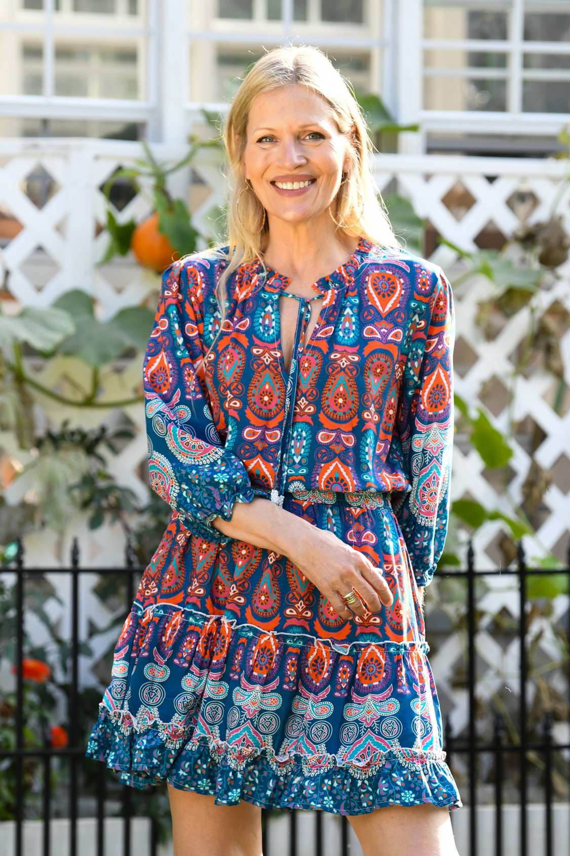 Ibiza Dress / Orange Teal walker&wade Ibiza Dress / Orange Teal walker&wade