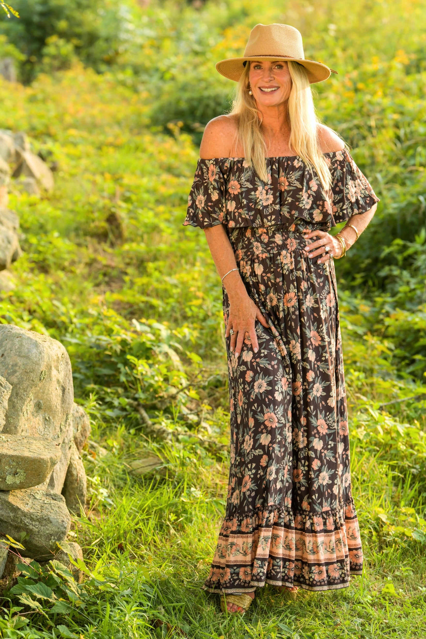 Stella Dress / Brown Orange Brown Orange / S