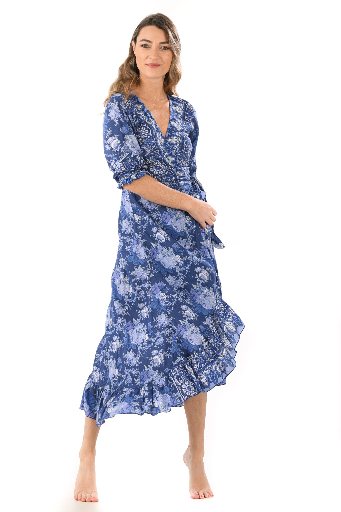 Napa Dress / English Blue – walker&wade